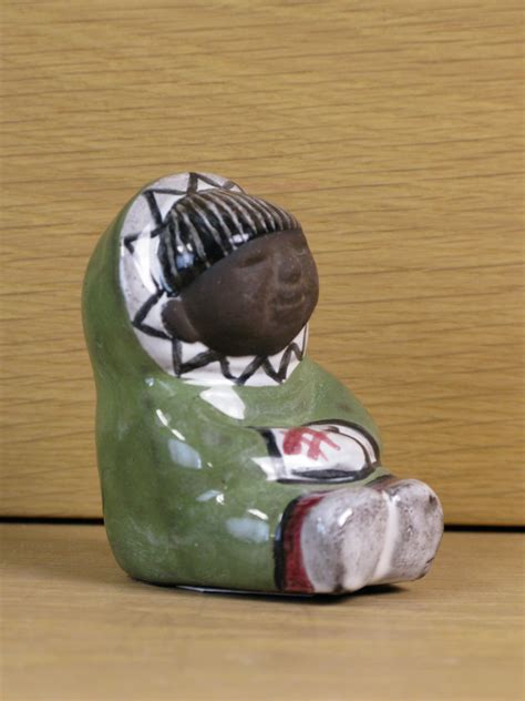 Eskimo Figure 4297 Blandannat Keramik Upsala Ekeby