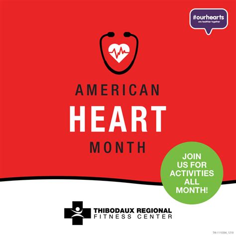 American Heart Month Thibodaux Regional Fitness Center