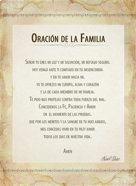 Oracion La Familia Imagui