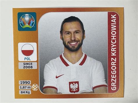 473 Grzegorz Krychowiak Poland Euro 2020 Stickers Solve Collectibles