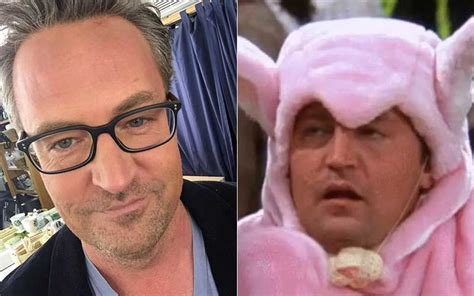 Matthew Perry Aka Chandler Bing Shares His Pink Bunny Days From Friends