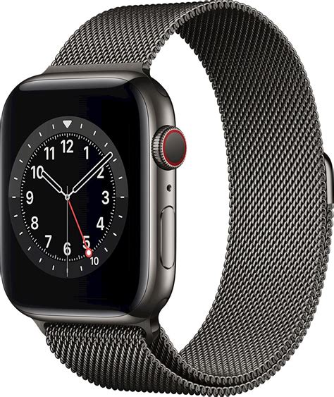 Create your own apple watch series 6 (gps + cellular) style in the apple watch studio. Apple Watch Series 6 GPS + Cellular, 44mm Graphite Stainless Steel Case with Graphite Milanese ...
