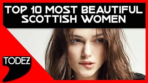 Top Most Beautiful Scottish Women Youtube