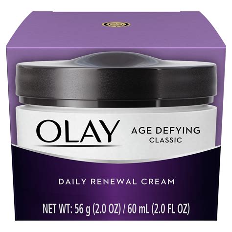 Olay Age Defying Classic Daily Renewal Cream Face Moisturizer Fl Oz