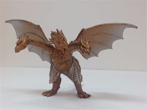 Cretaceous King Ghidorah Mini Figure Hg Godzilla Monster Sofubi Bandai