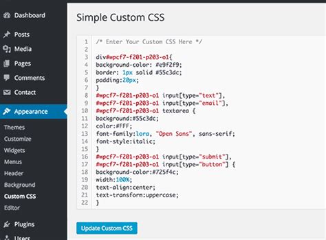 Simple color (you can adjust colors, so they match the overall. Best Method to Add Custom CSS | iTechLogix