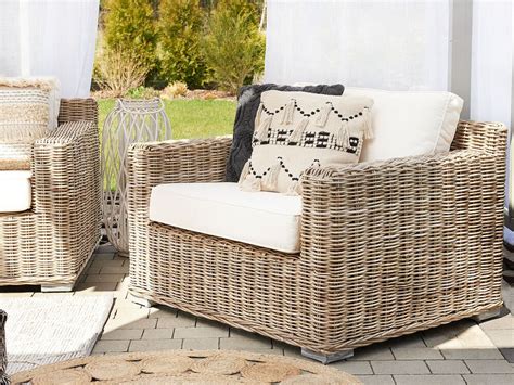 We've compared design, comfort, durability and cost to give you our top recommendations. Set of 2 Rattan Garden Armchairs Light Brown ARDEA ...