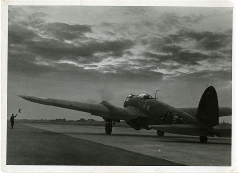 German Heinkel He 111 Bomber On Concrete Runway Eto October 1941