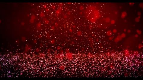 2k Red Particle Dust Glittering Animated Motion Background No