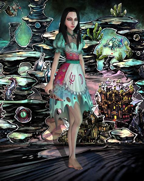 New Siren Dress Alice Liddell Alice Madness Returns Alice Madness
