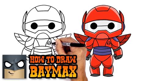 How To Draw Baymax Big Hero 6 Art Tutorial