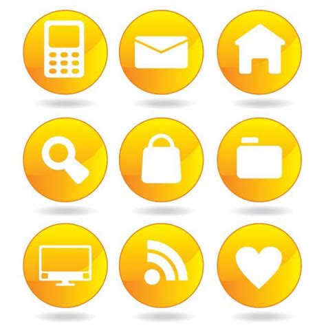 Yellow Icons Free Icon Packs Ui Download