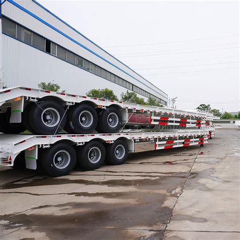 3 Axle 60ton Lowbed Trailer For Sale Manufacture Price