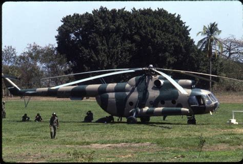 Nicaraguan Air Force Helicopter Nicaragua 1983 — Calisphere