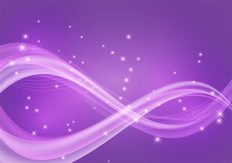 Abstract Wave Purple Color Background With Copy Space