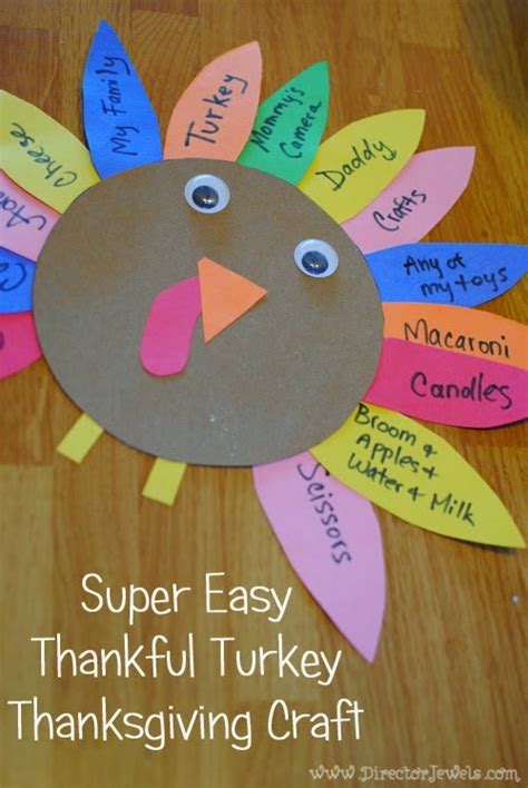 Fun activities and projects for thanksgiving that young kids can do. Director Jewels: 8 Easy Thanksgiving Crafts to Do With ...