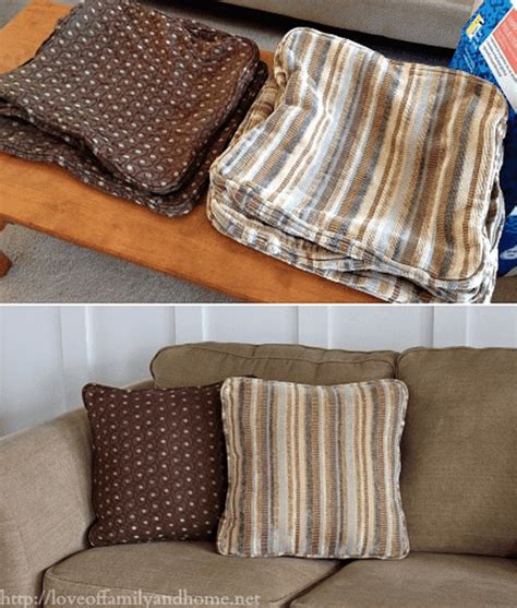 How To Make Your Lumpy Couch Look Like New Diy Couch Makeover Couch Makeover Cushions On Sofa