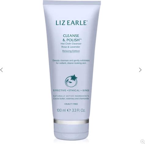 Liz Earle Cleanse And Polish Hot Cloth Cleanser Rose And Lavender Relaxing Edition 100ml Tube