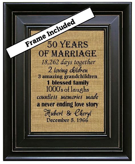 Find thoughtful wedding gift ideas such as zip lining experiences, personalized maple cutting board with serving handles, personalized melamine serving platter, say i love you® couple pillowcases. 50th Wedding Anniversary/50th Anniversary Gifts/50th Wedding Anniversary G… | 60th wedding ...