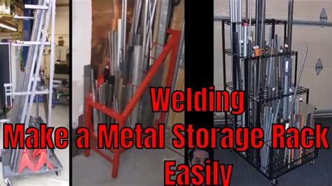Welding How To Make A Vertical Metal Storage Unit YouTube