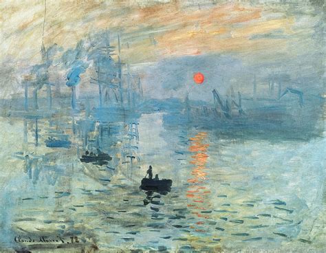 Claude Monet Impression Soleil Levant 1872 Huile Sur Toile 48x 63