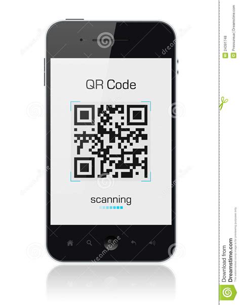 ➡️ the decoding process is done in your own browser. Mobile Smart Phone Showing QR Code Scanner Editorial Stock ...