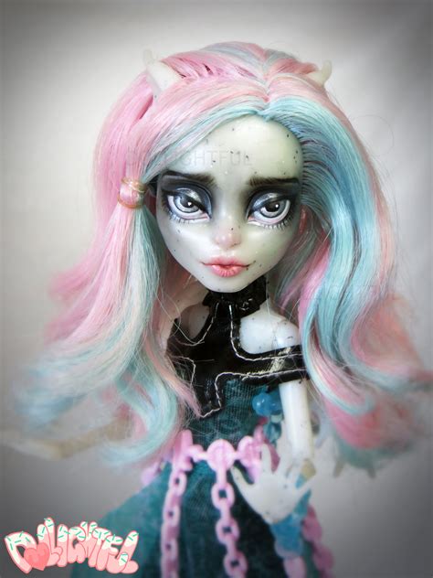 No Mr Super Clear Haunted Rochelle Goyle Repaint By Dollightful