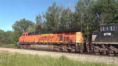 Chasing A Bnsf Warbonnet Engine On Ns 532 Coal Train Youtube