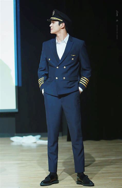 Rowoon said he is tall because he got enough sleep and ate a lot of food when he was a kid. Photos of SF9's Rowoon in a Pilot Uniform That will Make ...