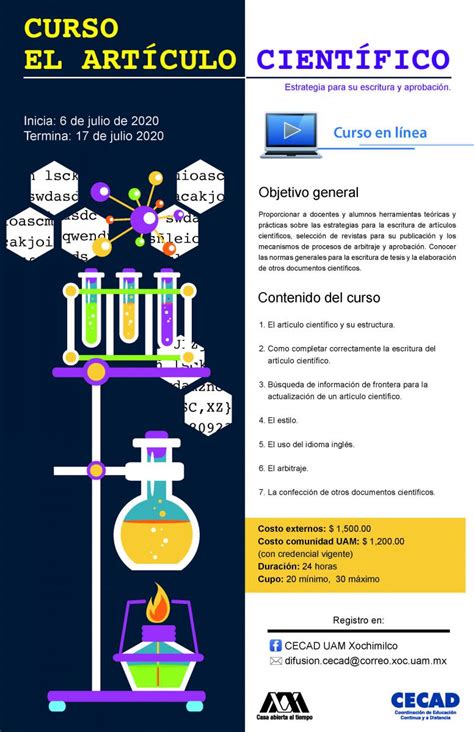 Curso Artículo Científico estrategias para su aprobación Universidad Autónoma Metropolitana