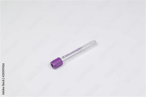 BD Vacutainer Isolated On White Background Stock Photo Adobe Stock