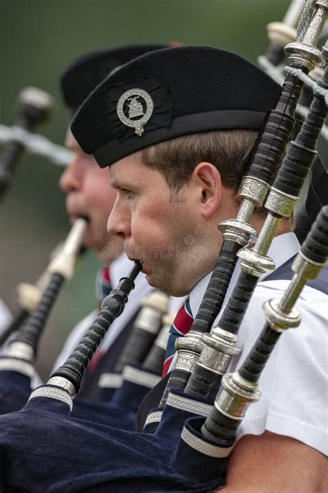 Pipers At The Cowal Gathering In Scotland Editorial Stock Image Image