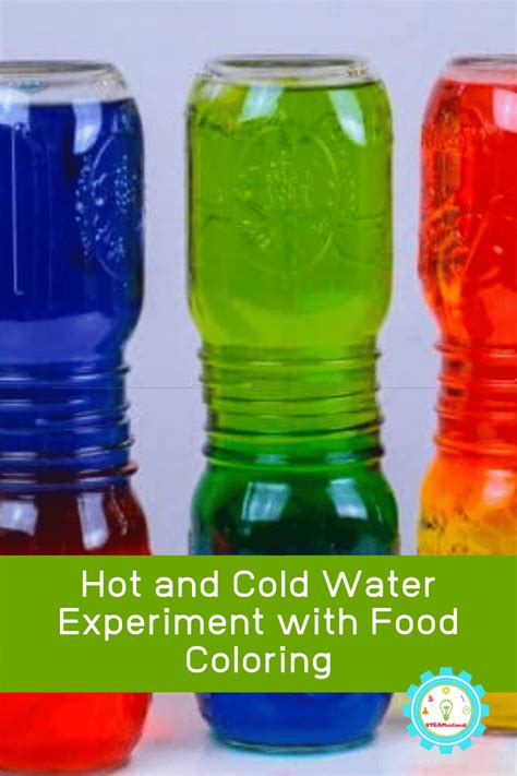 How To Do The Hot And Cold Water Density Experiment Amazing Science