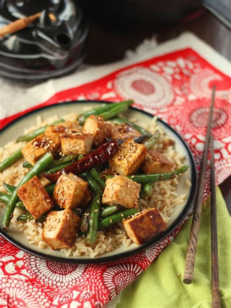 Vegan Chinese Garlic Tofu Stir Fry Recipe Vegan Recipes