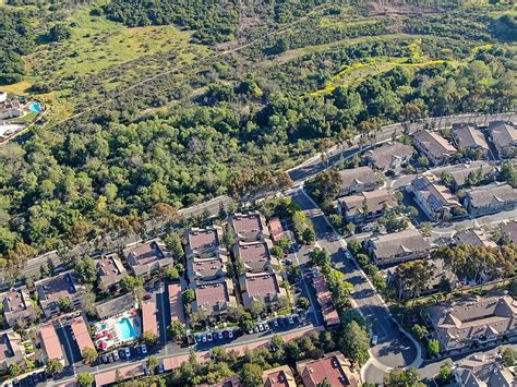 San Diegos Affluent Community Showcased From Above Featuring Spacious
