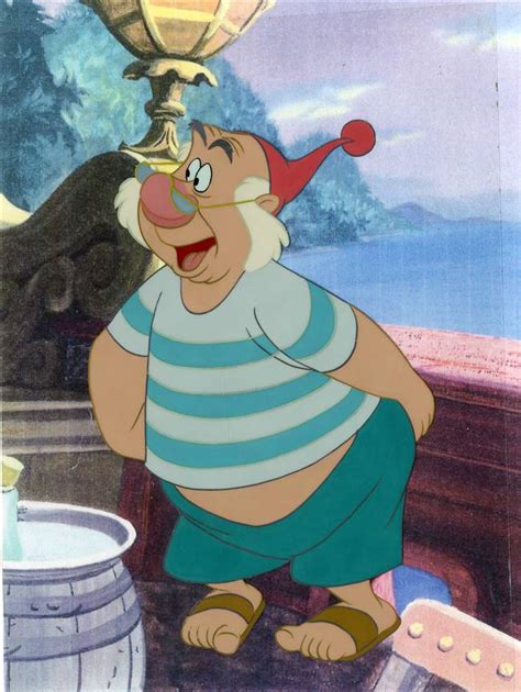 Original Production Cel Of Smee From Peter Pan