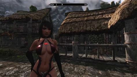 Skyrim Hdt Sexy Breast Bounce Youtube