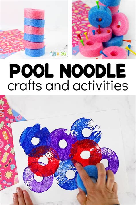 Pool Noodle Crafts And Activities For Kids Fun A Day