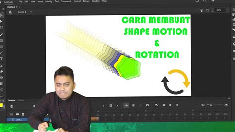Cara Membuat Motion Shape Dan Rotasi Dengan Menggunakan Adobe Animate
