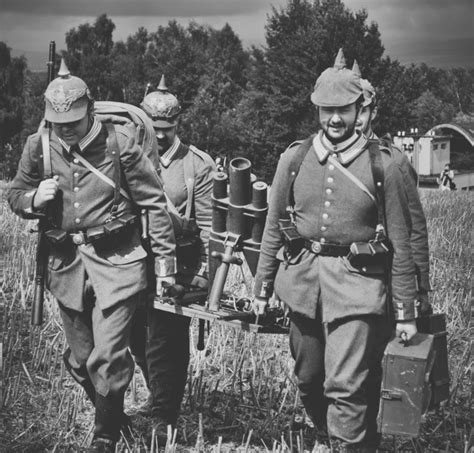 German Mortar Team 1915 Made From A Reenactment Picture Flickr
