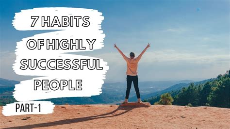 7 Habits Of Highly Successful People Part 1 7 Habits Of Highly