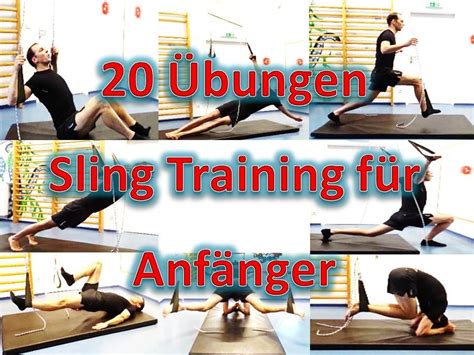 Sling Training Schlingentraining Für Anfänger 20 Übungen Youtube