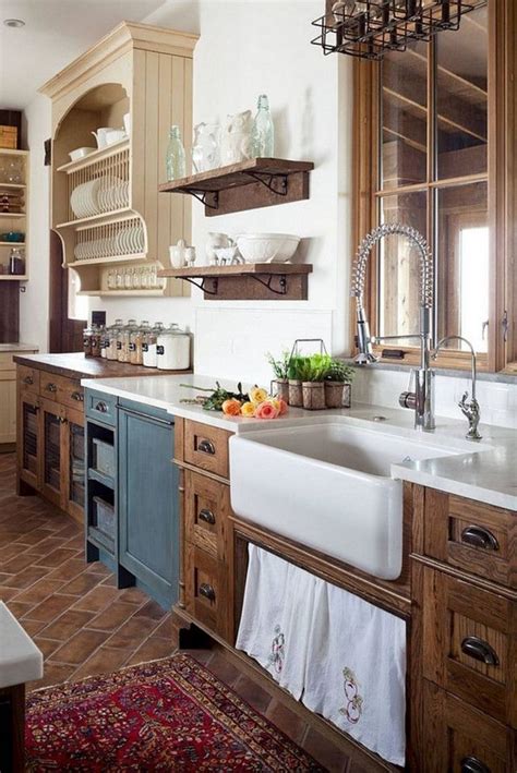 43 Smart Rustic Farmhouse Kitchen Cabinets Remodel Ideas Page 30 Of 45