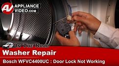 Bosch Washer - E27 error code - door not locking - Diagnostic & Repair -