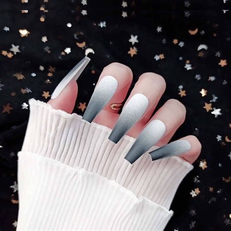 24 Pieces Of Super Long Ballet Nails Polished Ballet Nails Etsy
