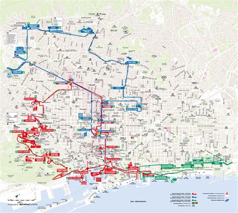 Barcelona Tourist Attractions Map Pdf Free Infoupdate Org