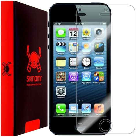 Skinomi Transparent Clear Screen Protector For Apple Iphone 5 Sk11702