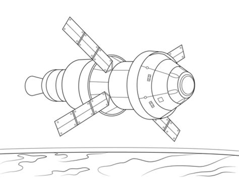You will get 1 satellite coloring page in jpg (2550px x 3300px) for your kids coloring project. Orion Spacecraft Service Module coloring page from ...