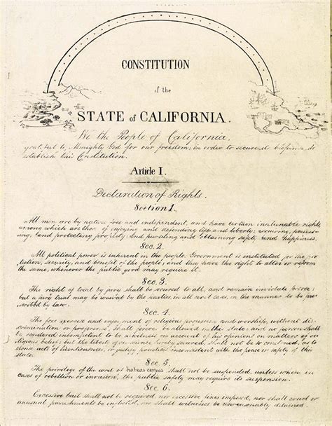 Californias First Constitution North County Daily Star
