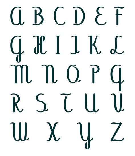 Print the full set of alphabet letters from a to z below. 6 Best 2.5 Inch Stencil Letters Printable - printablee.com